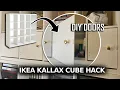 DIY IKEA HACK KALLAX STYLISH CHEAP DOORS - ANY CUBE STORAGE
