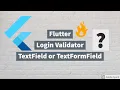 Flutter Login Page Validation