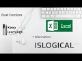 Excel ISLOGICAL Function