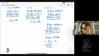 Function Notation MCR3U Grade 11 Math Ontario Curriculum