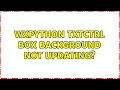wxPython TxtCtrl box background not updating