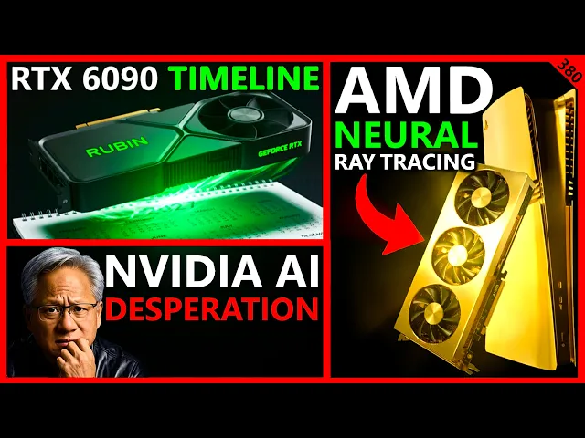 RTX 6090 Launch Leak, AMD RDNA5 & PS6 Neural Ray Tracing, Nvidia AI Desperation | Broken Silicon 380