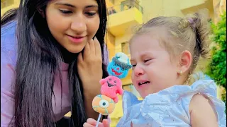 فرحه الاطفال بالحلويات لا تقدر بثمن 🍭♥️