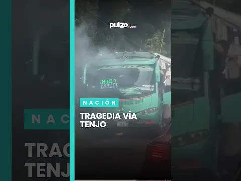 Tragedia en vía a Tenjo: Cables cayeron sobre bus, dejaron a una persona fallecida | Pulzo