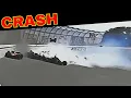 Townsend Bell Triggers Big Crash Collects Lazier Matsuura and Yasukawa 2005 IRL Michigan