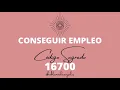 SACRED CODE 16700 GET A JOB GUIDED ACTIVATION MARIA ELVIRA MURILLO