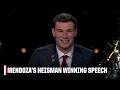 Fernando Mendoza wins the 2025 Heisman Trophy FULL SPEECH ESPN College Football