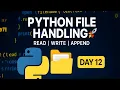 Master Python in 30 Days - Day 12 PART