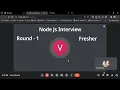 node js interview fresher round - 1 node Js
