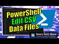 PowerShell to update CSV Files
