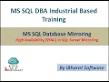 60 How to Setup High Availability SYNC Database Mirroring in SQL Server