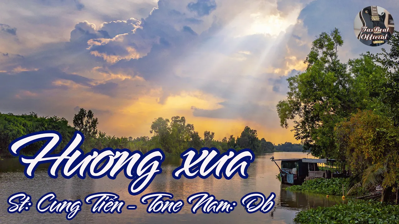 Karaoke Hương Xưa (Cung Tiến) Tone Nam | TAS BEAT