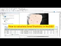 How do you calculate zonal statistics in ArcGIS
