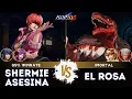 KOF XV ▰ SHERMIE ASESINA (Leona/Shermie/Athena) 🆚 EL ROSA (Sylvie/Dino/O.Yashiro)🎞️Replay Match