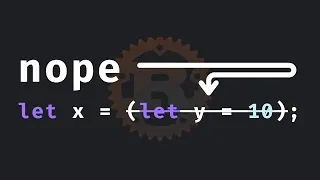 13 Statements vs expressions in Rust