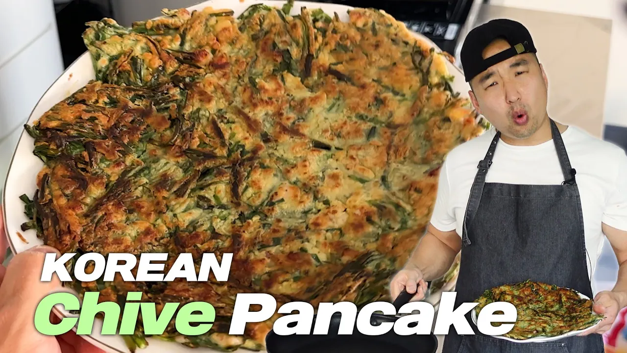Korean Chive Pancake   Learn How to Flip the Pancake