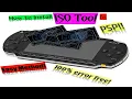 How to Install ISO Tool on PSP 1080p 2020 Fast Easy