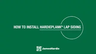 How to Install HardiePlank Lap Siding