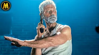 حراميه بيحاولوا يسرقوا رجل أعمى ولكنهم بيبلغوا الشرطة عشان تنقذهم منه ملخص فيلم Don T Breathe 