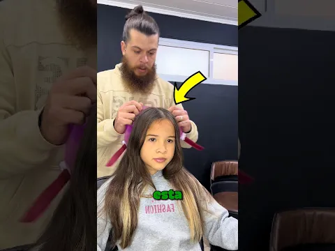 Ela Mudou o Cabelo Para Surpreender Seu Pai! 💇‍♀️🎁