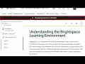 Navigating The New Brightspace Content Experience At NBCC