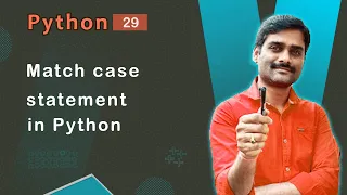 Match case statement in python - Python Tutorial 29