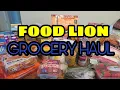 FOOD LION GROCERY HAUL USING INSTACART DELIVERY SERVICE