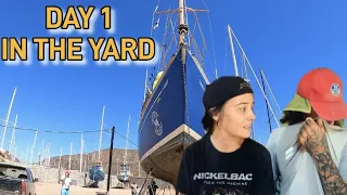 Hauling A$$ on the Hard (Yard Days pt. 1) | Sailing Sitka Ep 80