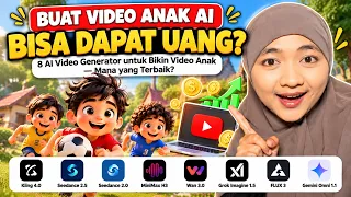 BUAT VIDEO ANAK AI BISA DAPAT UANG? 8 AI Video Generator untuk Bikin Video Anak — Mana yang Terbaik?