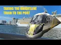 Florida Cruise Transportation - Ft Lauderdale Miami West Palm Beach on the Brightline Train