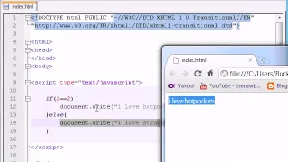 Beginner JavaScript Tutorial 15 if else Statement