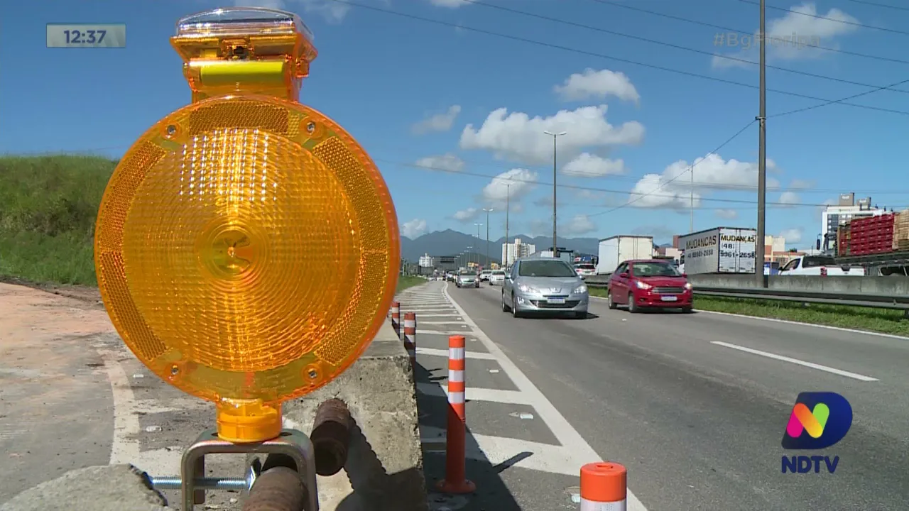 Construção da terceira faixa da BR-101 Sentido Norte traz alterações no trânsito