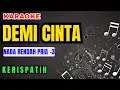 Download Lagu Kerispatih - Demi Cinta Karaoke Lower Key Nada Rendah Pria -3 Db