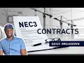 NEC3 Contracts Quick Breakdown