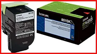 Lexmark 80C1SK0 Black Standard Yield Return Program Toner