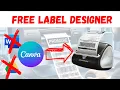 Design Print Tiny Labels with Canva FREE LABEL DESIGNER