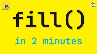 How To Create a New Array of Objects - JavaScript Array Fill In 2 Mins
