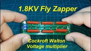 1850V Cockroft Walton Voltage Multiplier Bug Zapper Circuit
