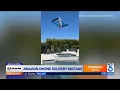 Amazon drone delivery fail caught on camera