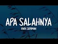 Lagu Rara Sudirman - Apa Salahnya (Lirik Lagu)