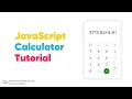 Simple Calculator using HTML CSS and JavaScript