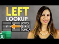 How to do a Left Lookup in Excel with XLOOKUP Made Easy