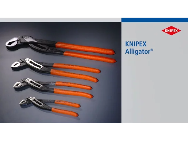Wasserpumpenzange Alligator, roter Griff, 250 mm, Knipex - K8801250