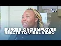 FULL INTERVIEW Burger King employee shown running restaurant alone in viral TikTok speaks out