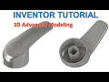 Inventor 2022 Tutorial 3D Model Advanced Design