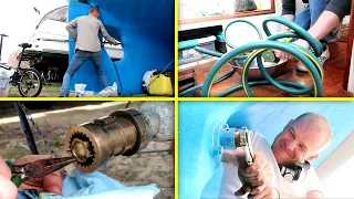 Removing The Propeller, Shaft, Coupler, Stuffing Box & Cutless Bearing | Sailboat Story 160