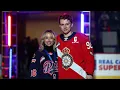 Connor Bedard with his Mother