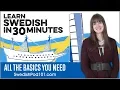 Download Lagu Learn Swedish in 30 Minutes - ALL the Basics You Need
