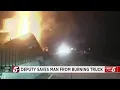 Washington County deputy to be awarded for rescuing driver from fiery crash