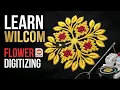 Flower digitisingtutorial I ll show you step-by-step how to digitize a stunning